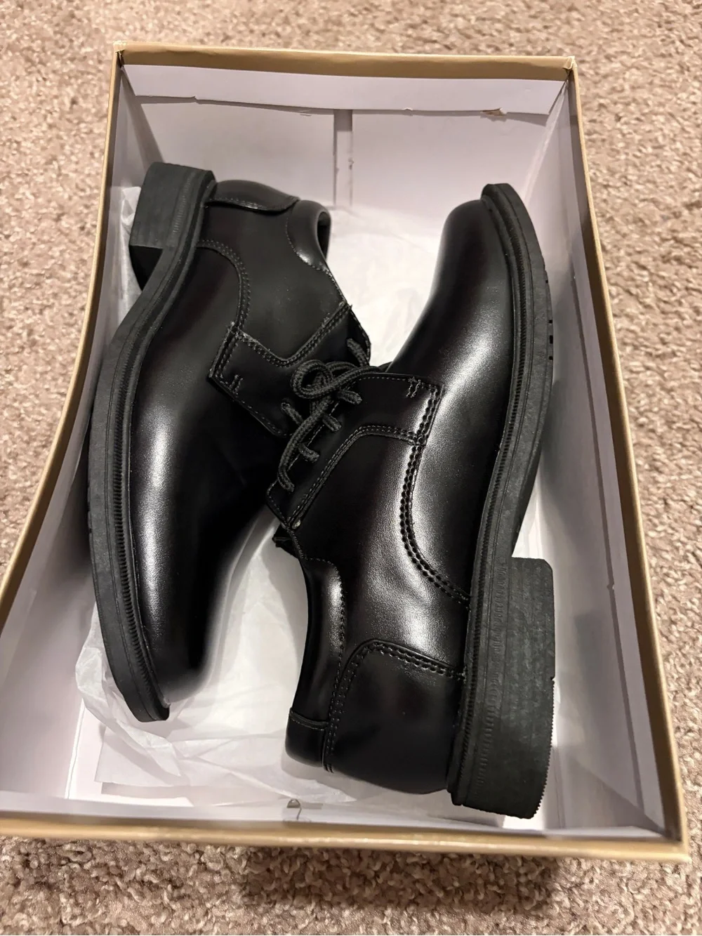 Madison Black kids Dress Lace-Up Shoes